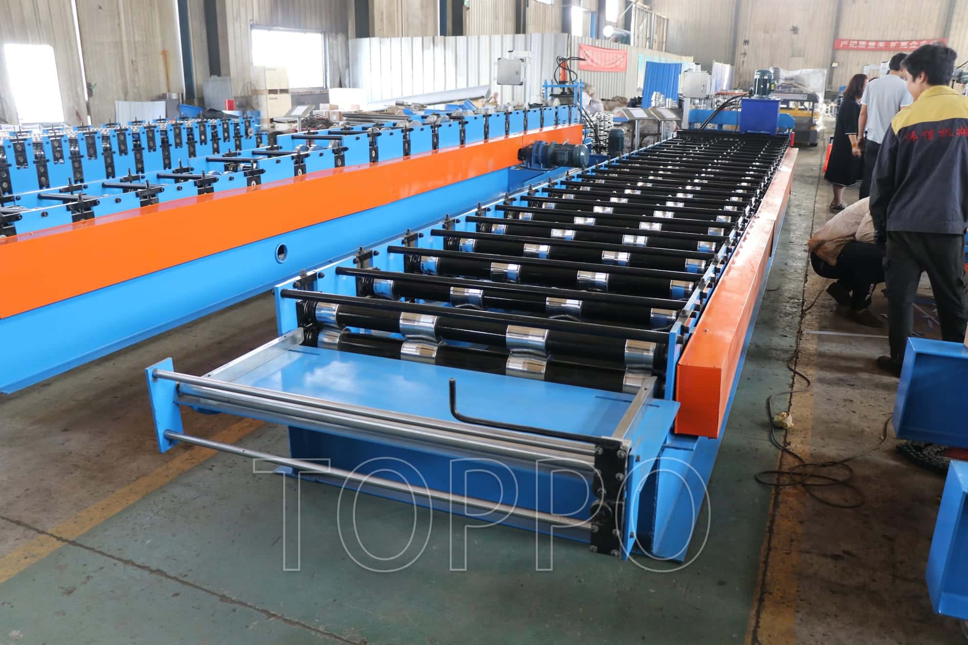Trapezoidal Roll Forming Machine for Metal Roof Sheets