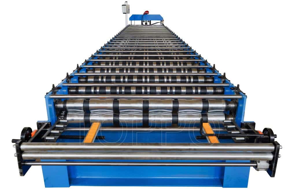 Compact Trapezoidal Roll Forming Machine with Digital Control Panel