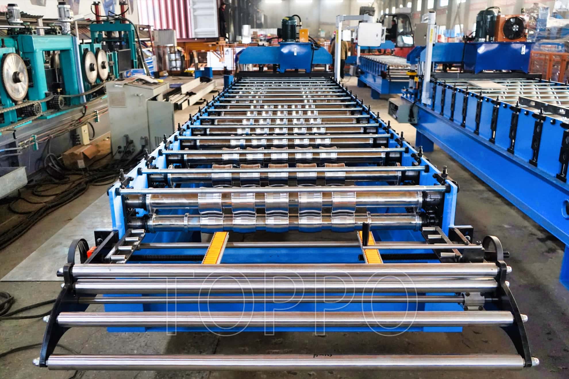 Trapezoidal Roof Roll Forming Machine