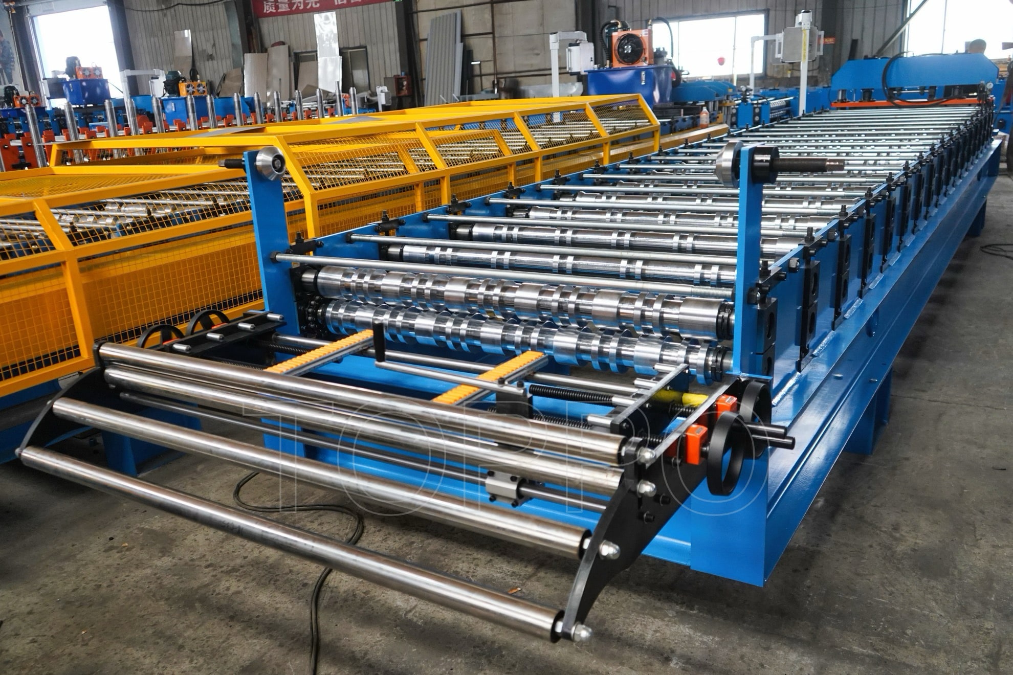 Trapezoidal Profile Roll Forming Machine with Touchscreen Control