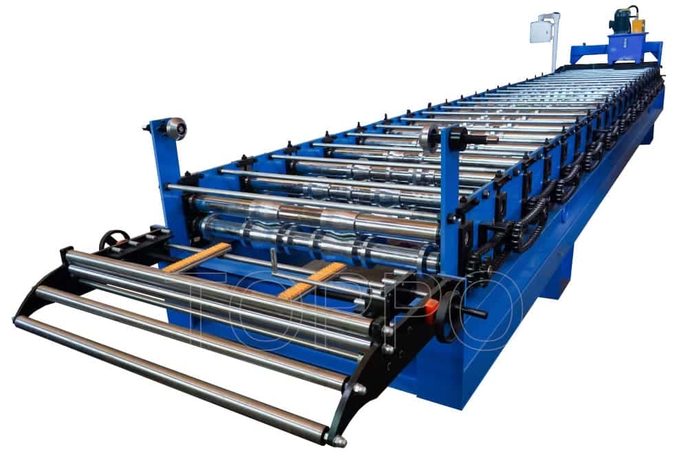 Trapezoidal Roof Panel Roll Forming Machine with Touchscreen Control
