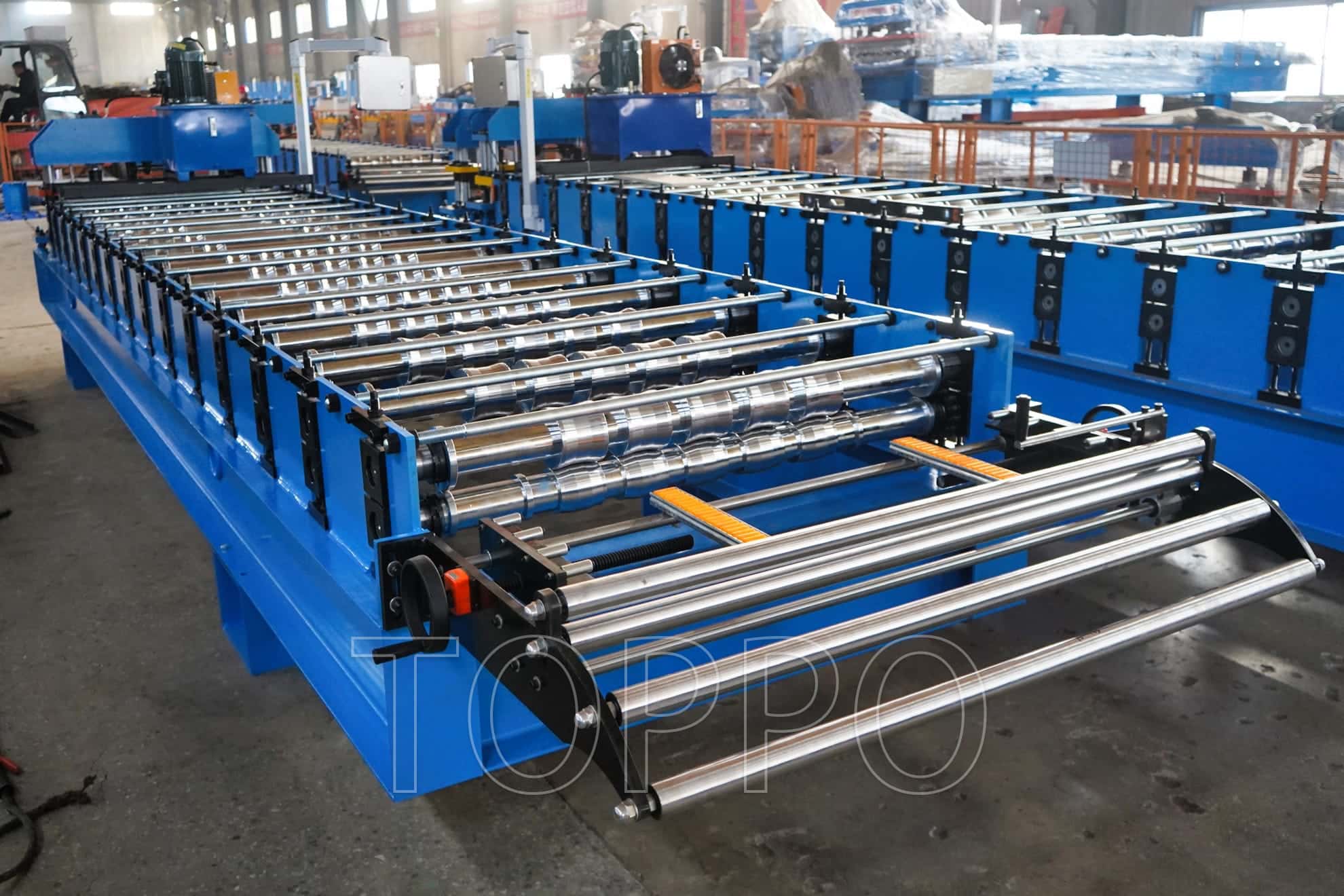 Trapezoidal Roof Roll Forming Machine