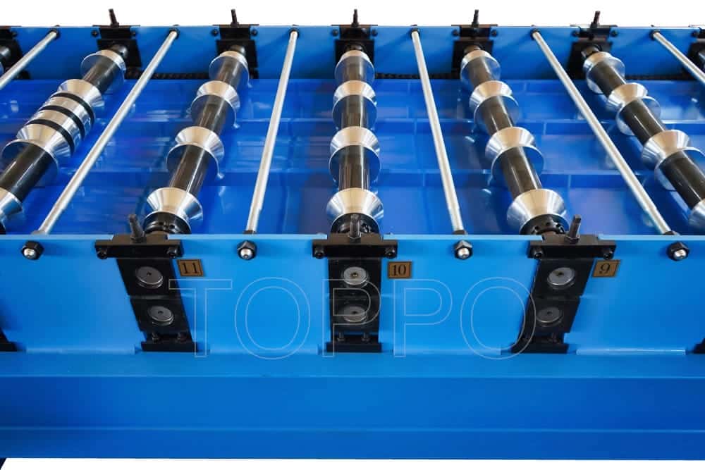 PLC Automatic Trapezoidal Roll Forming Machine for Steel Roof Panels