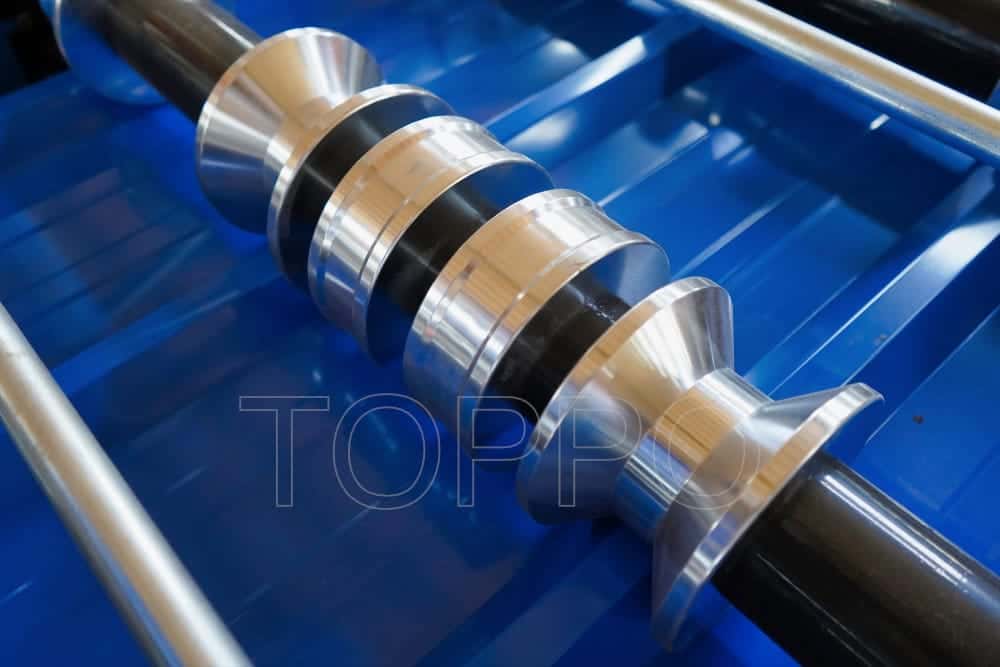 PLC Automatic Trapezoidal Roll Forming Machine for Steel Roof Panels