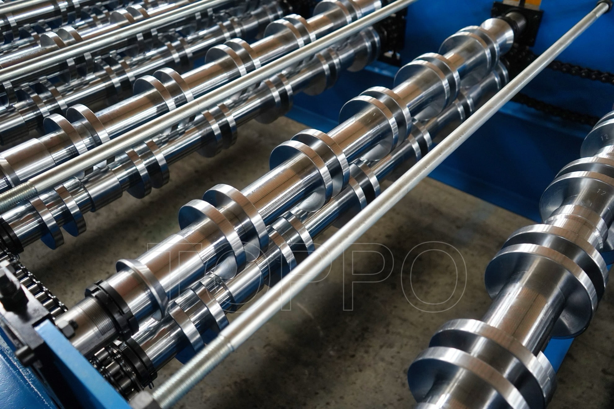 Trapezoidal Profile Roll Forming Machine with Touchscreen Control