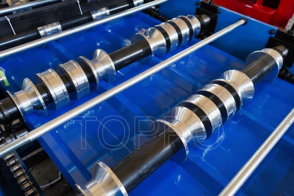 PLC Automatic Trapezoidal Roll Forming Machine for Steel Roof Panels