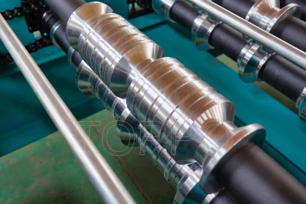 TR4 Color Steel Metal Roof Trapezoidal Roll Forming Machine with PLC Control