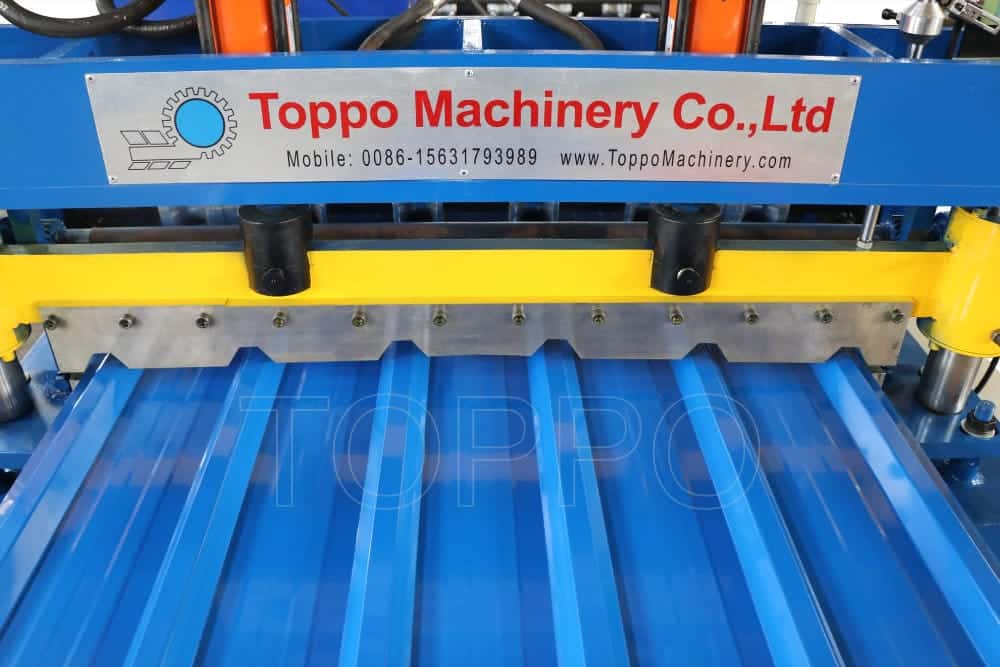 Trapezoidal Sheet Roll Forming Machine for Roofing Panel Production