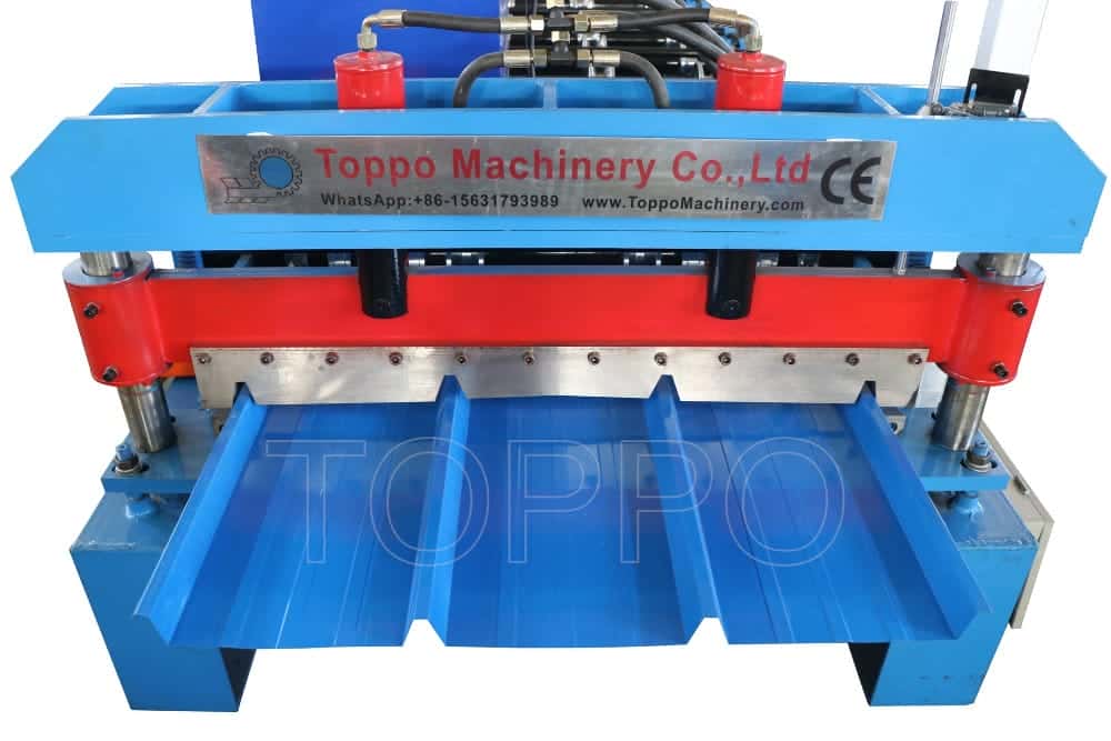 High Precision Trapezoidal Roofing Sheet Roll Forming Machine