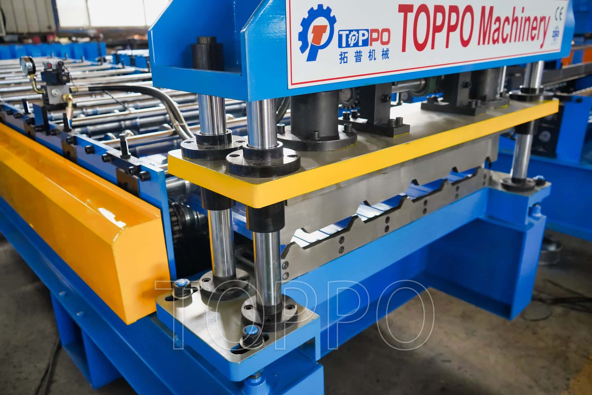TR4 Color Steel Metal Roof Trapezoidal Roll Forming Machine