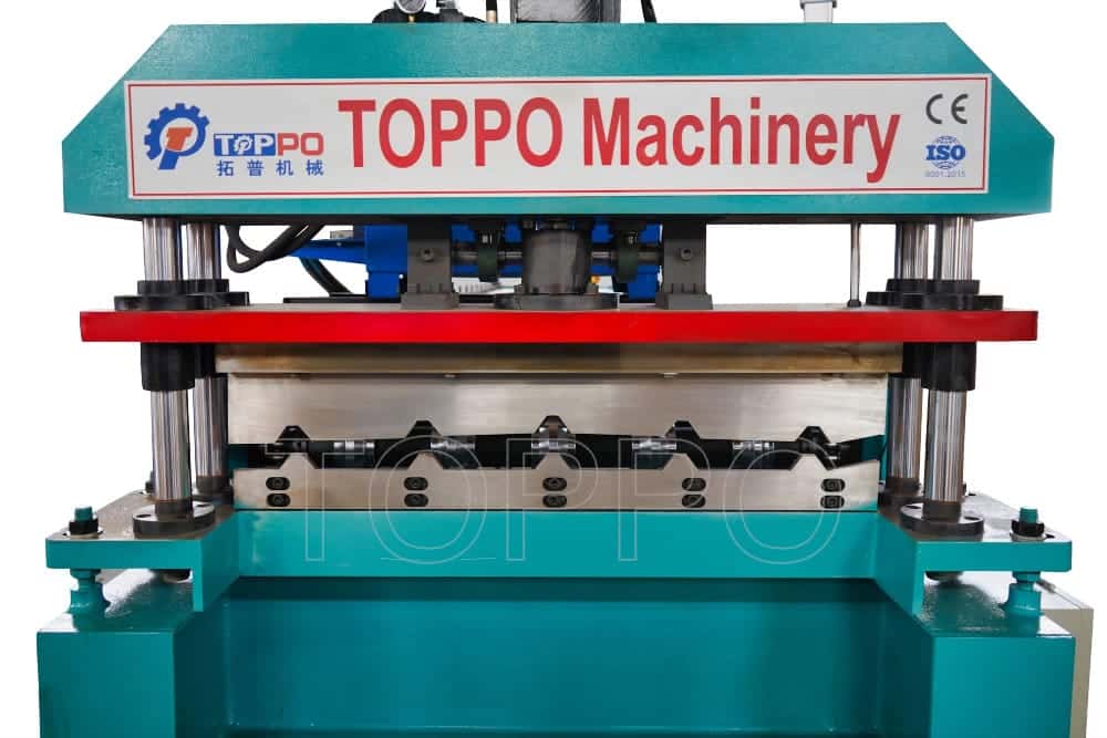 TR4 Color Steel Metal Roof Trapezoidal Roll Forming Machine with PLC Control