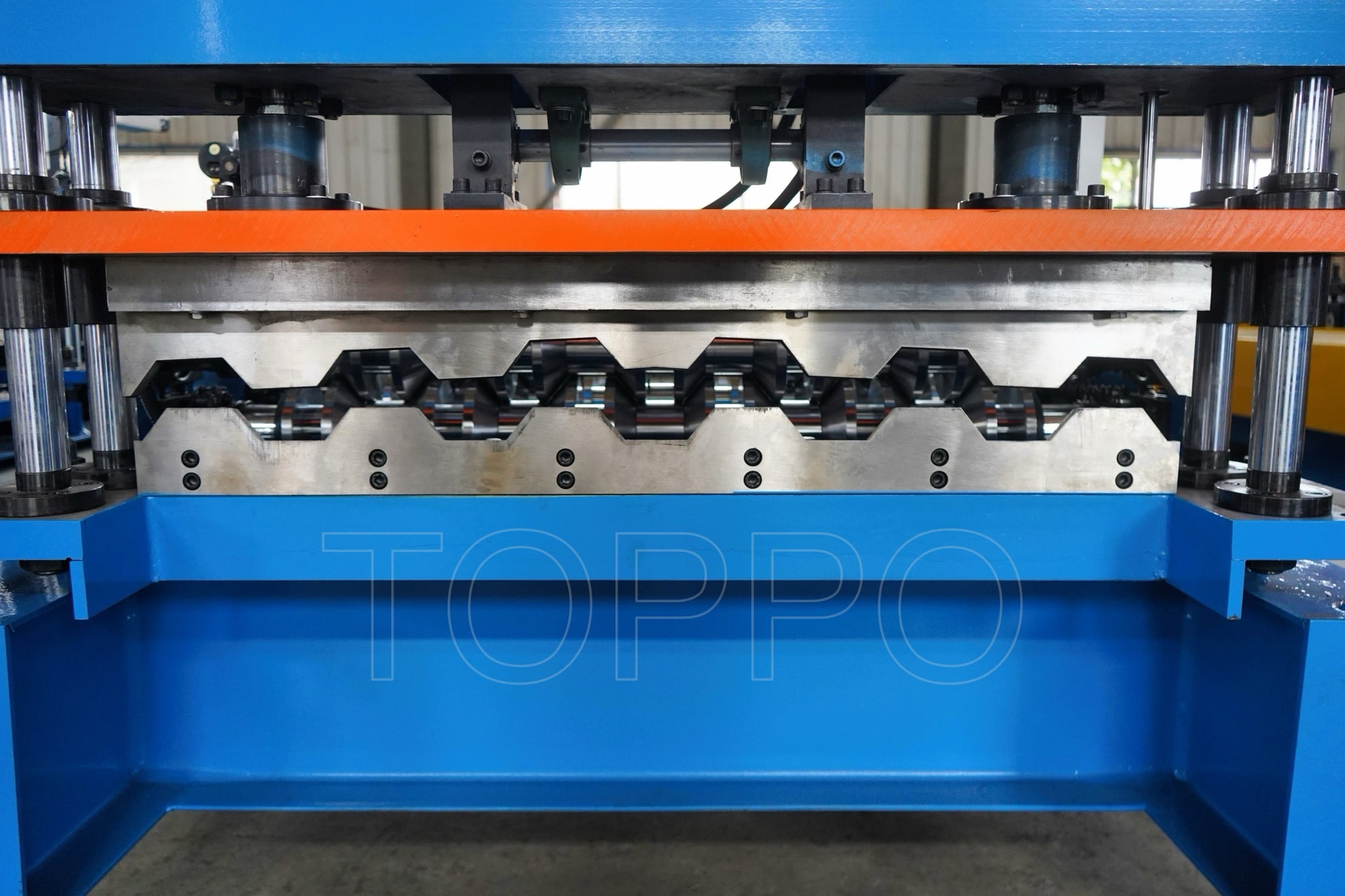 Trapezoidal Profile Roll Forming Machine with Touchscreen Control