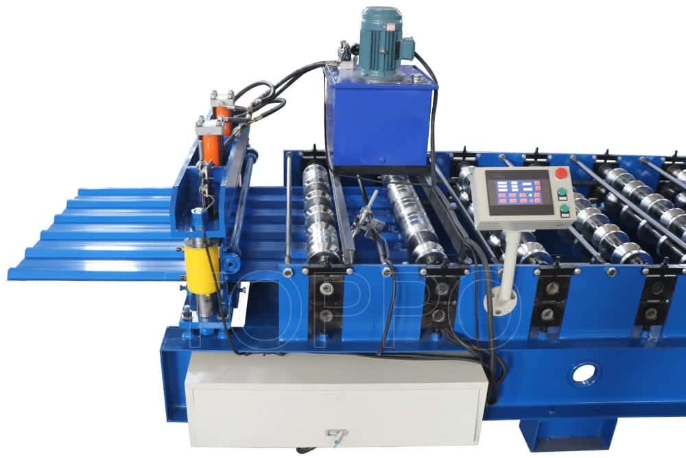 Trapezoidal Sheet Roll Forming Machine for Roofing Panel Production