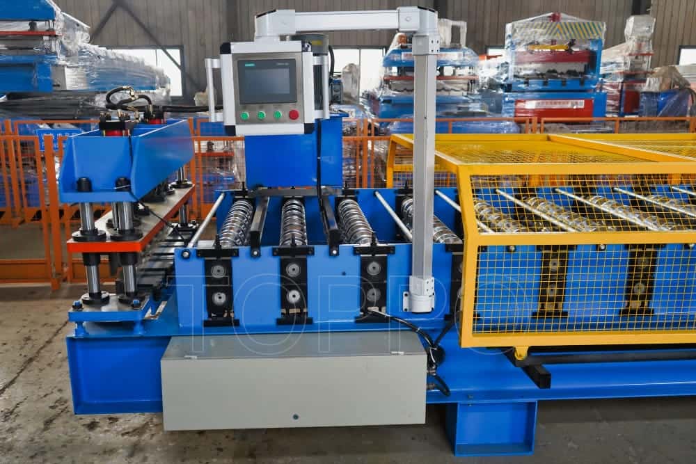Automatic Trapezoidal Metal Roofing Sheet Roll Forming Machine