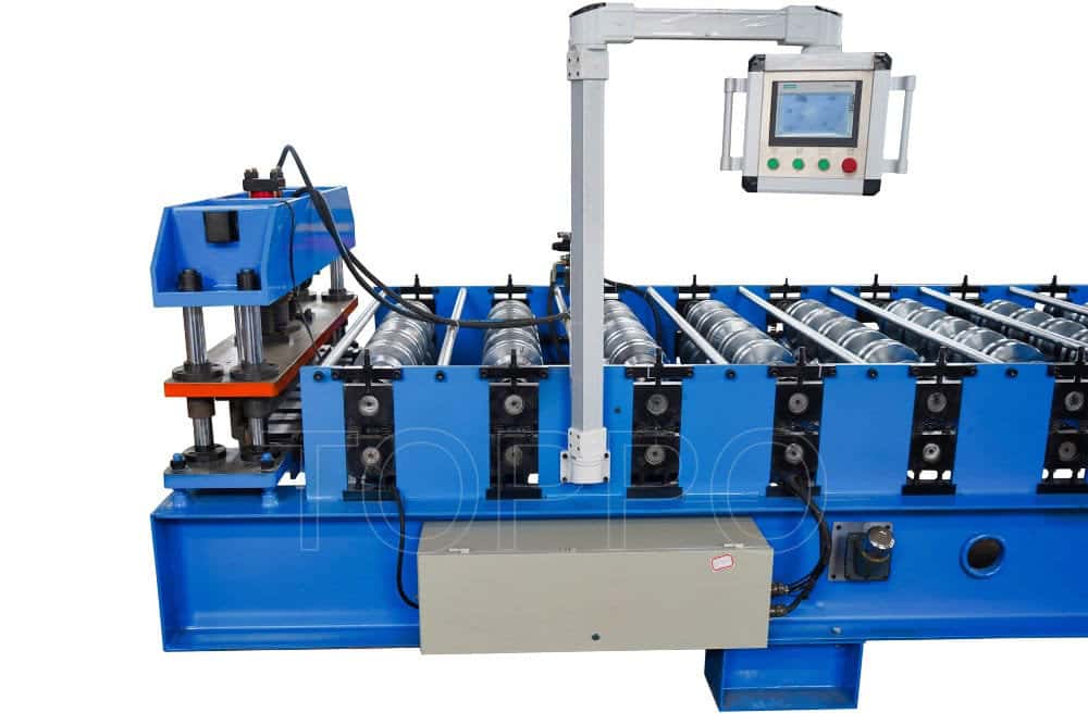 Compact Trapezoidal Roll Forming Machine with Digital Control Panel