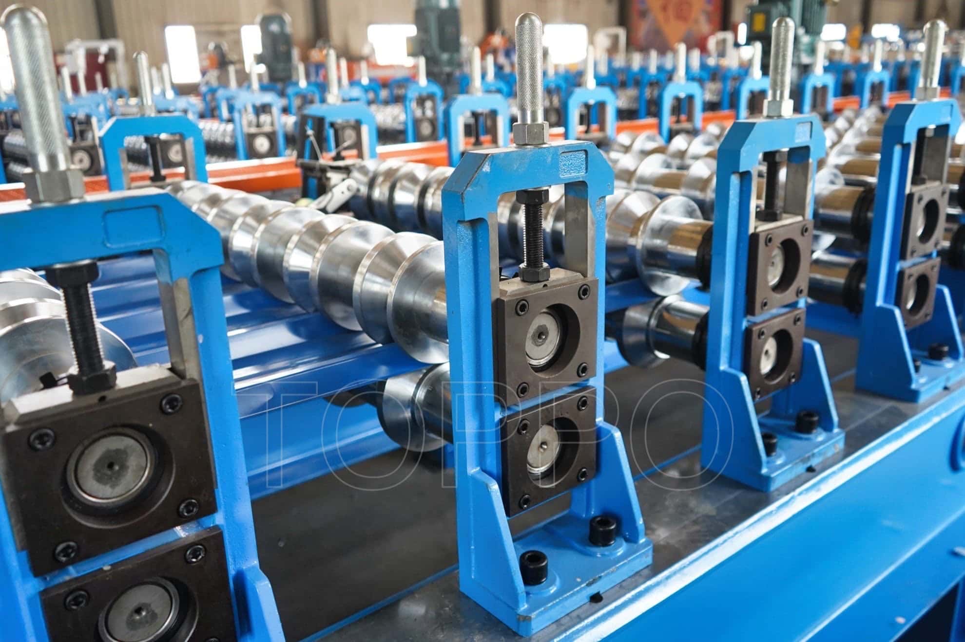 TR4 Color Steel Trapezoidal Roll Forming Machine with Safety Guard