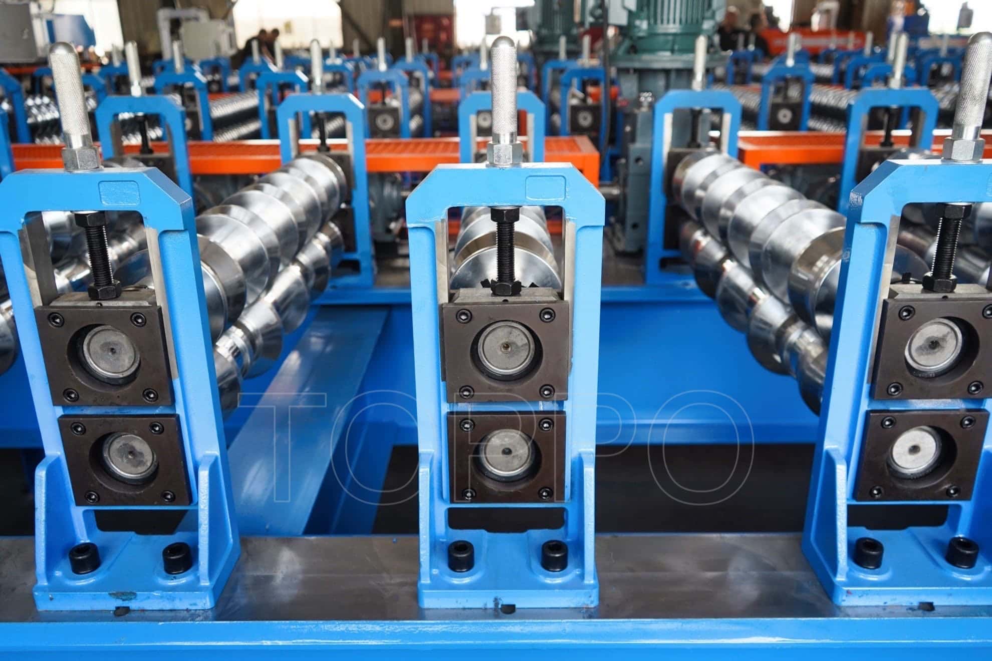 TR4 Color Steel Trapezoidal Roll Forming Machine with Safety Guard