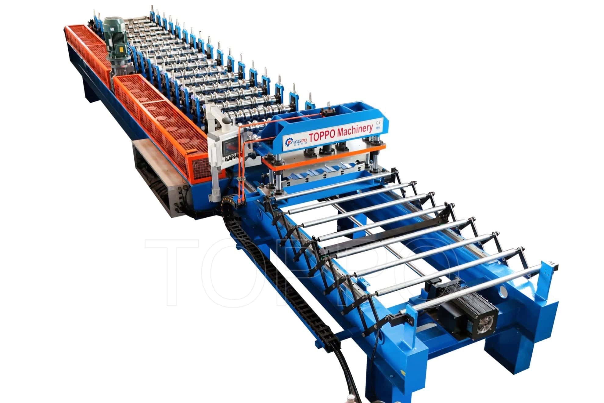 High Precision Trapezoidal Roll Forming Machine with Automatic Stacking System