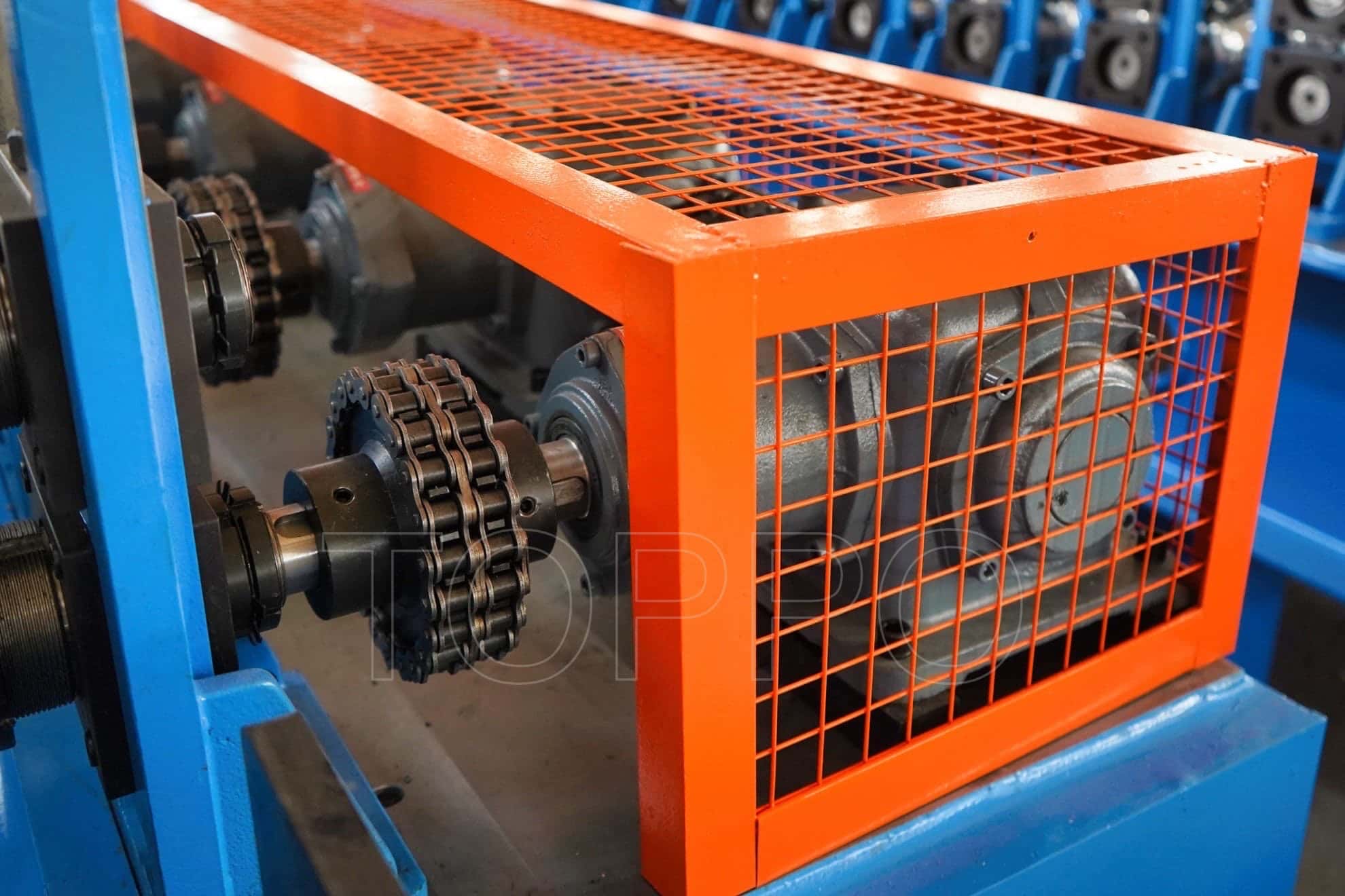 TR4 Color Steel Trapezoidal Roll Forming Machine with Safety Guard