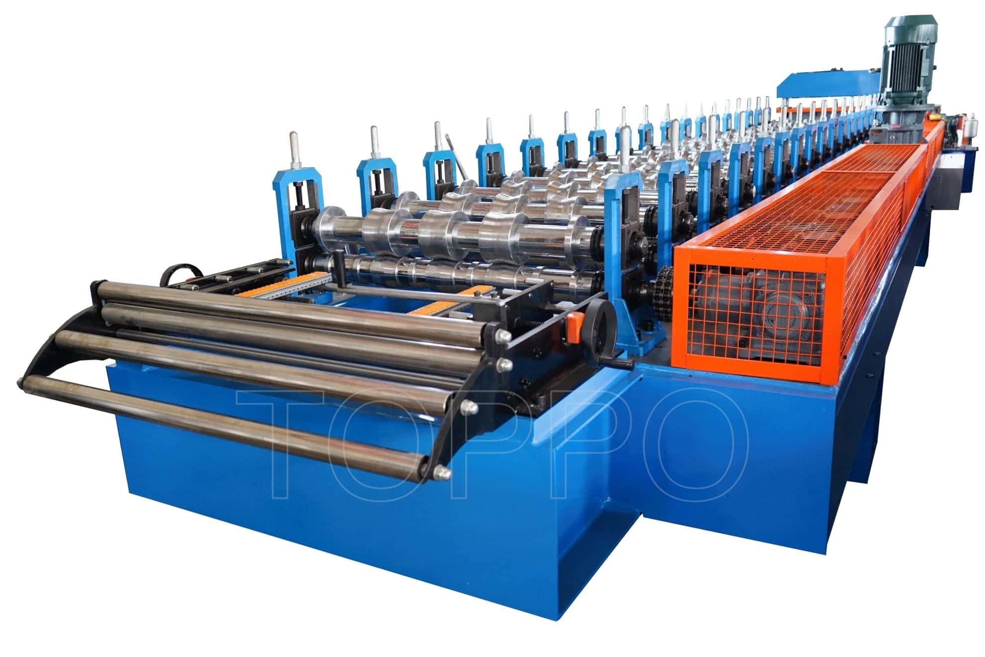 High Precision Trapezoidal Roll Forming Machine with Automatic Stacking System