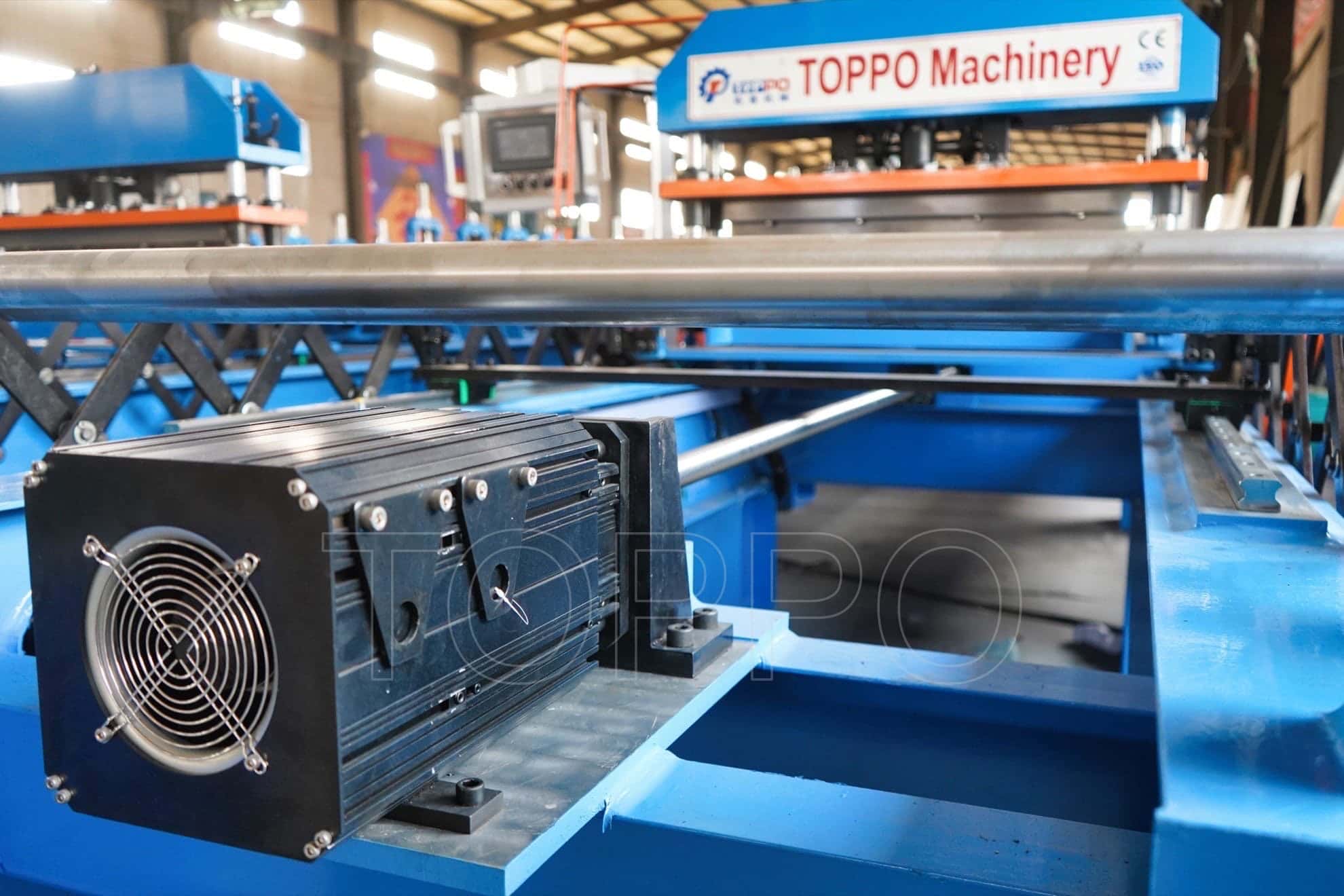 Heavy-Duty Trapezoidal Roll Forming Machine with Automatic Stacker