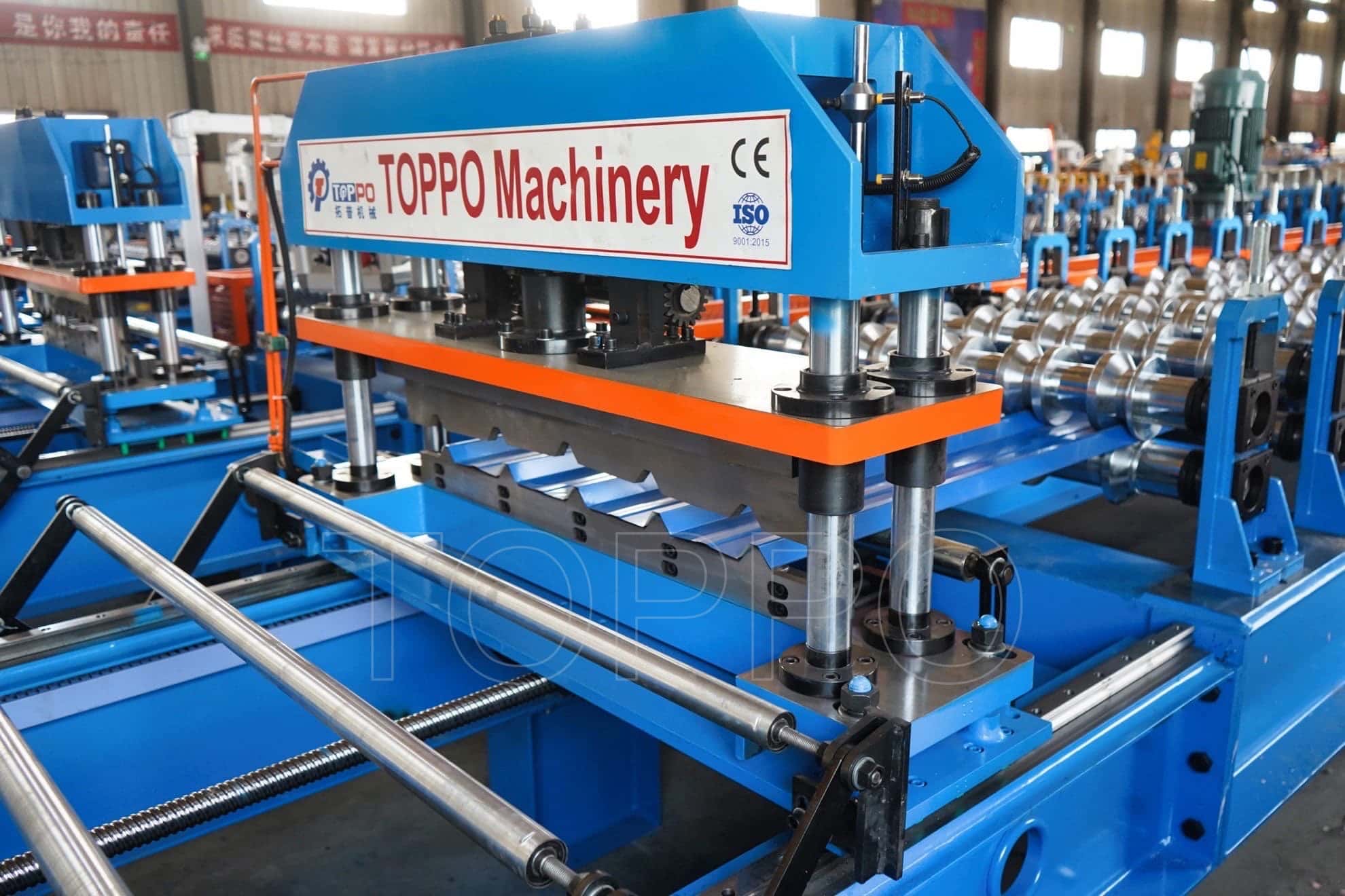 Heavy-Duty Trapezoidal Roll Forming Machine with Automatic Stacker