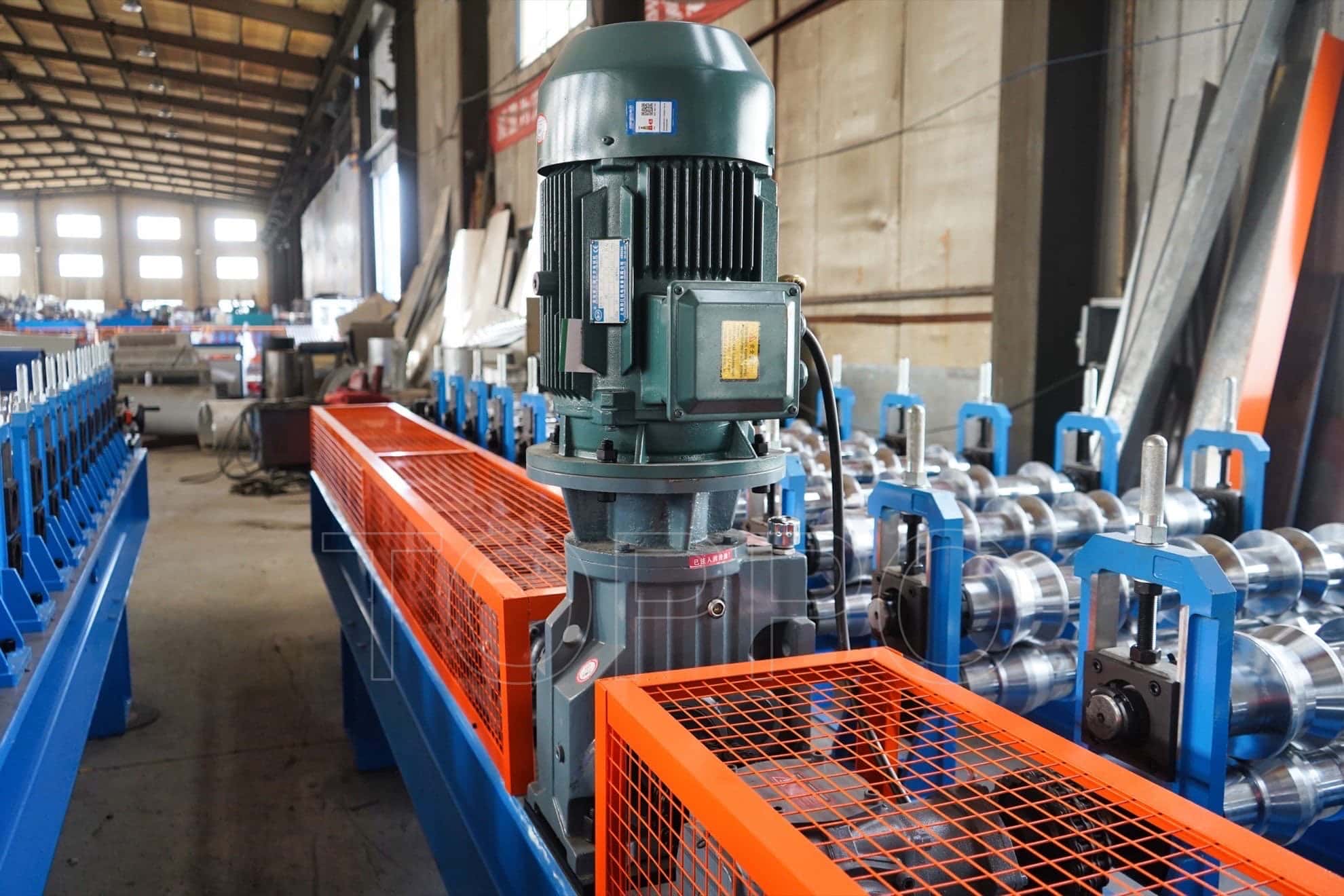 Full-Automatic Trapezoidal Roll Forming Machine with Touchscreen Control