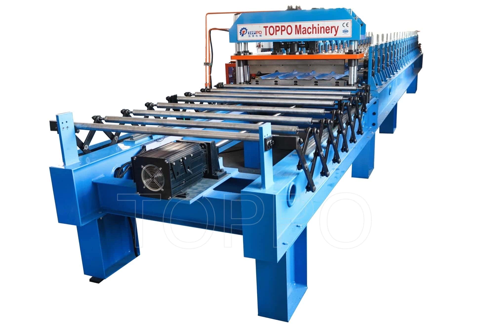 Heavy-Duty Trapezoidal Roll Forming Machine with Automatic Stacker