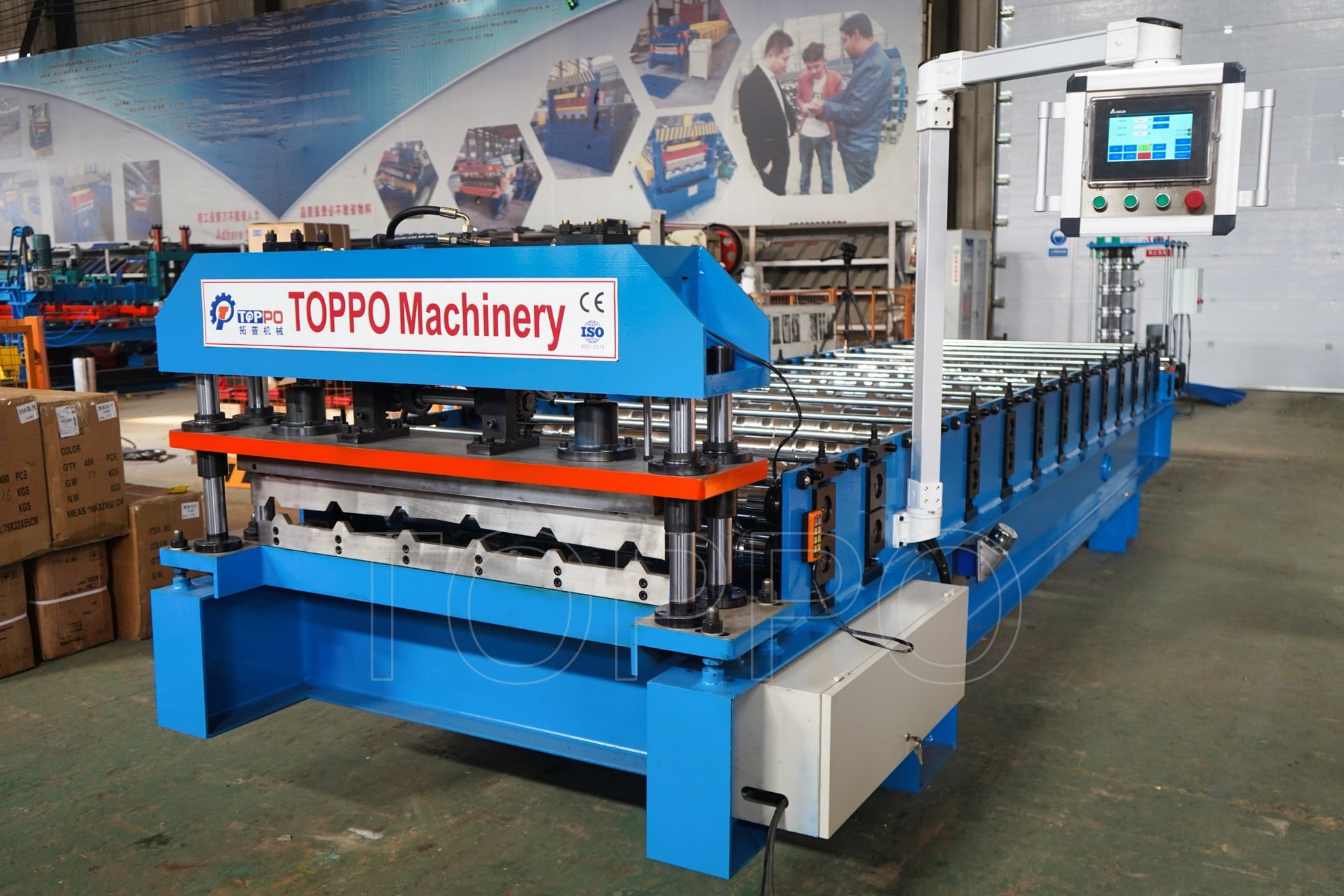 Trapezoidal Roll Forming Machine for Precision Steel Roofing Panels