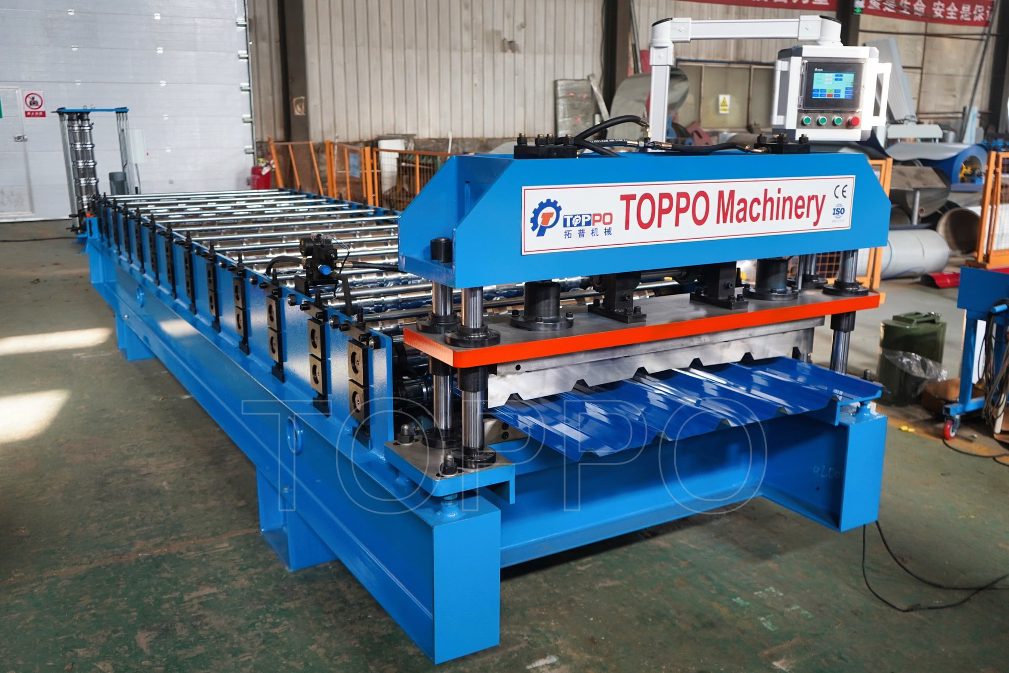 Trapezoidal Roll Forming Machine for Precision Steel Roofing Panels