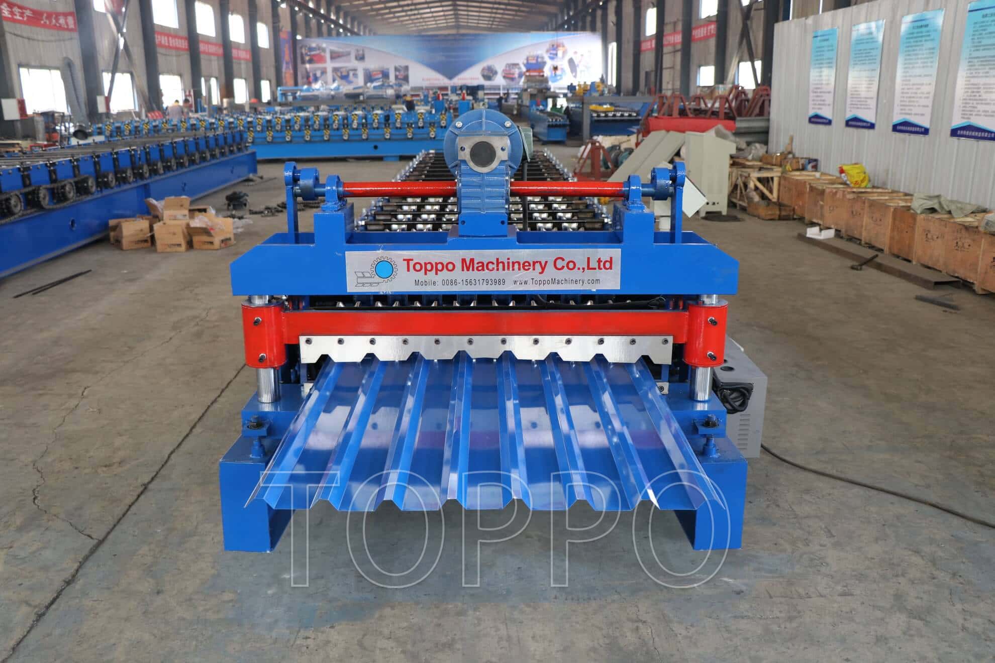 Trapezoidal Roll Forming Machine for Roofing Panel Production