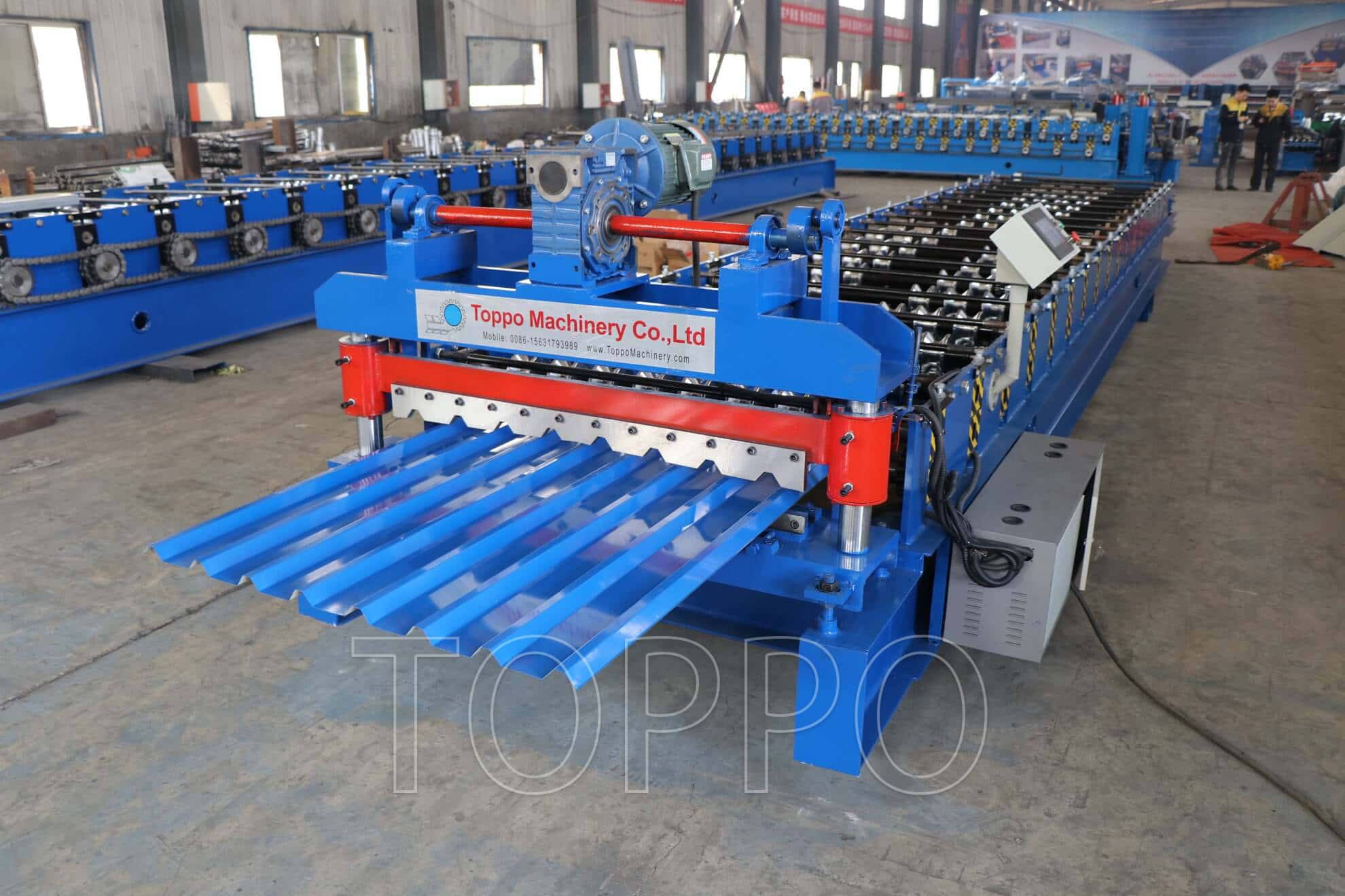 Trapezoidal Roll Forming Machine for Roofing Panel Production