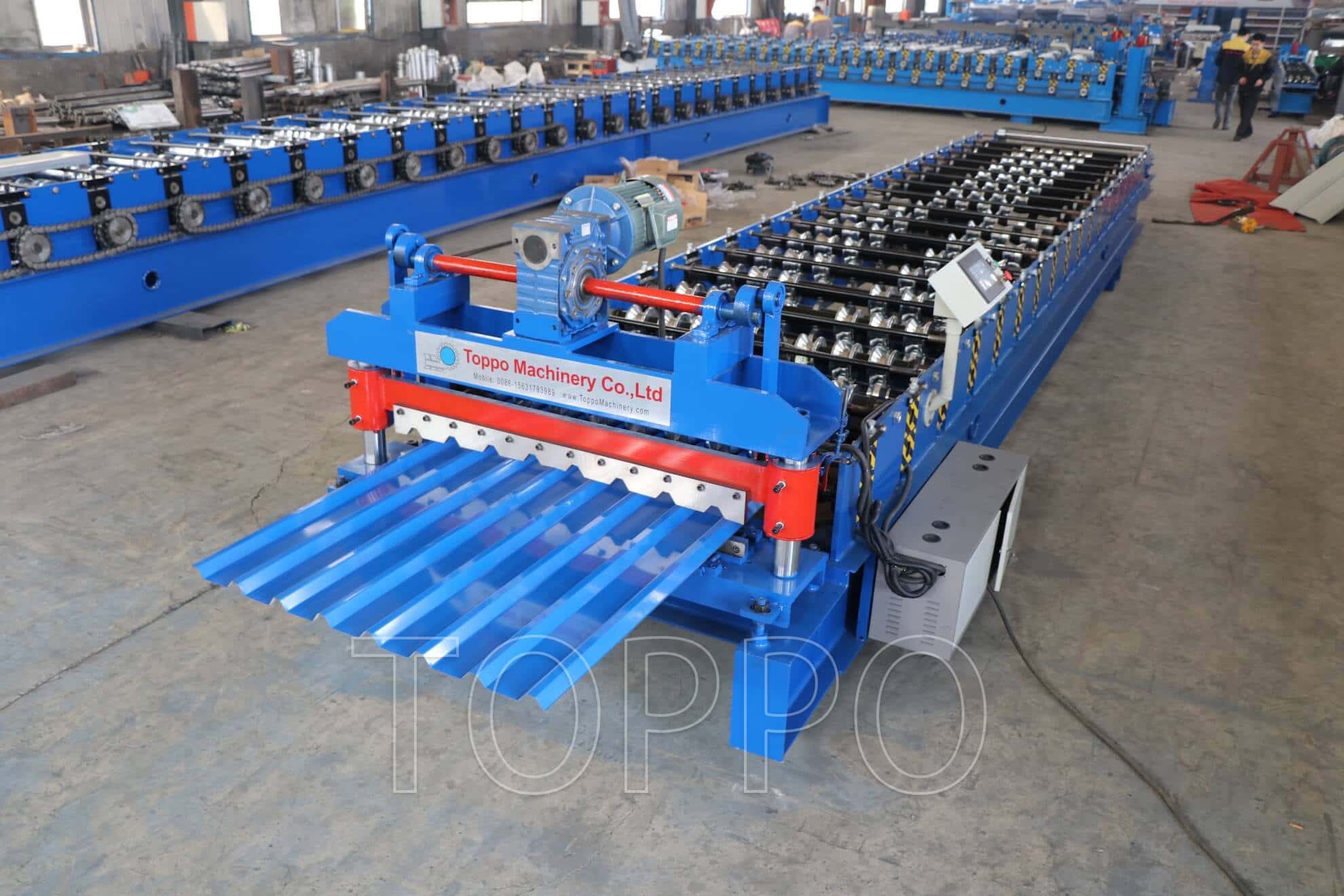Trapezoidal Roll Forming Machine for Roofing Panel Production