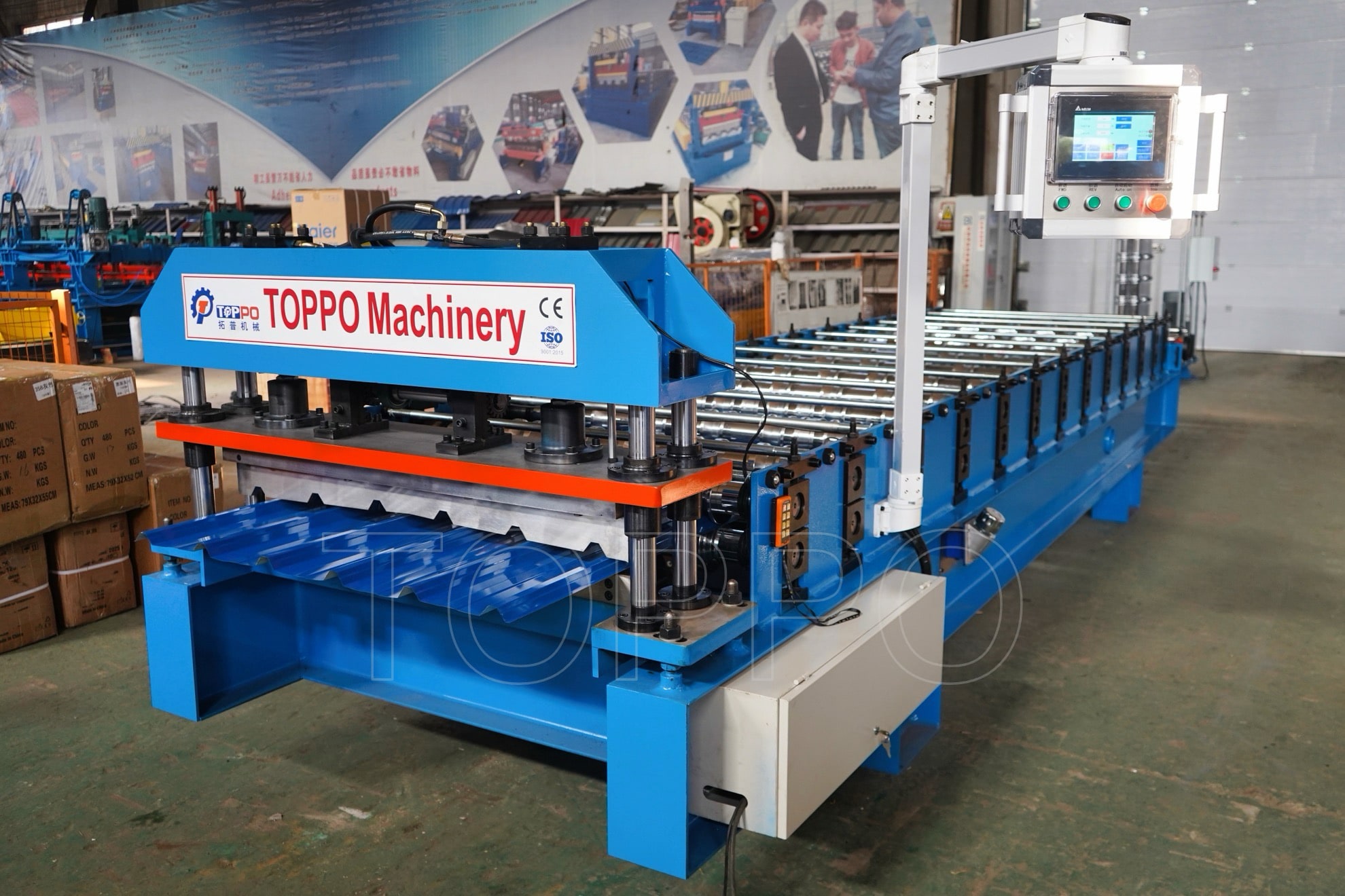 Trapezoidal Roll Forming Machine for Precision Steel Roofing Panels