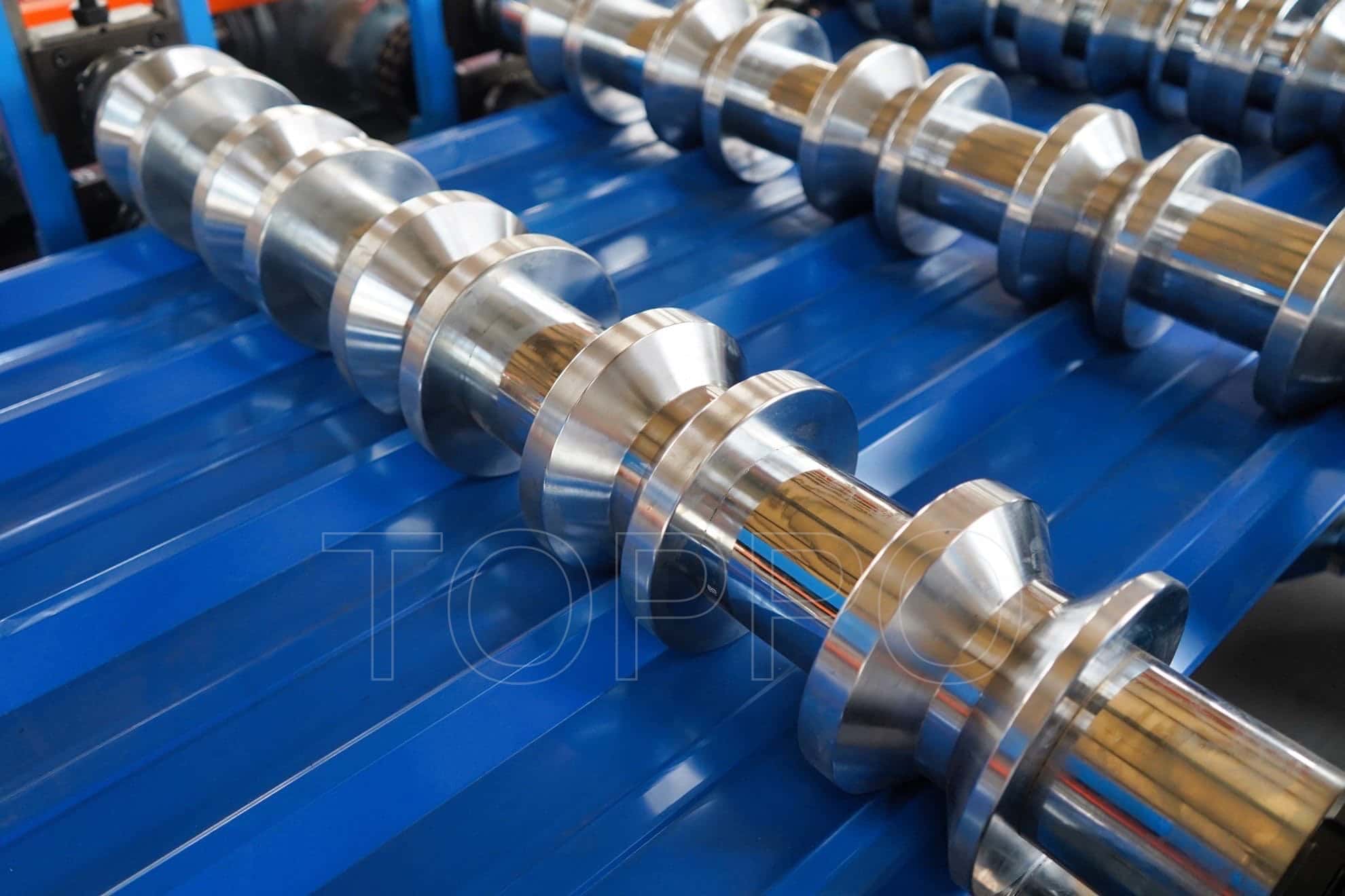 Heavy-Duty Trapezoidal Roll Forming Machine with Automatic Stacker