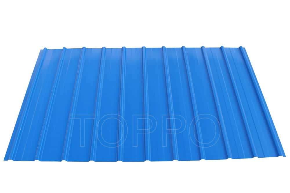 PLC Controlled Trapezoidal Roofing Sheet Roll Forming Machine for Metal Panel Production