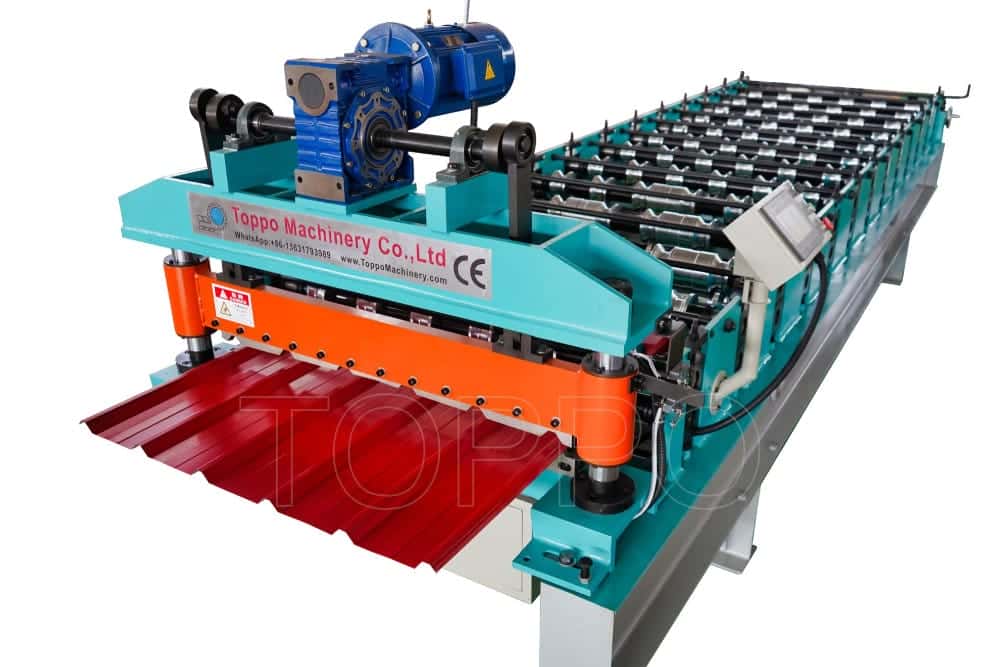 Automatic Trapezoidal Roof Sheet Roll Forming Machine for Metal Roofing Panels