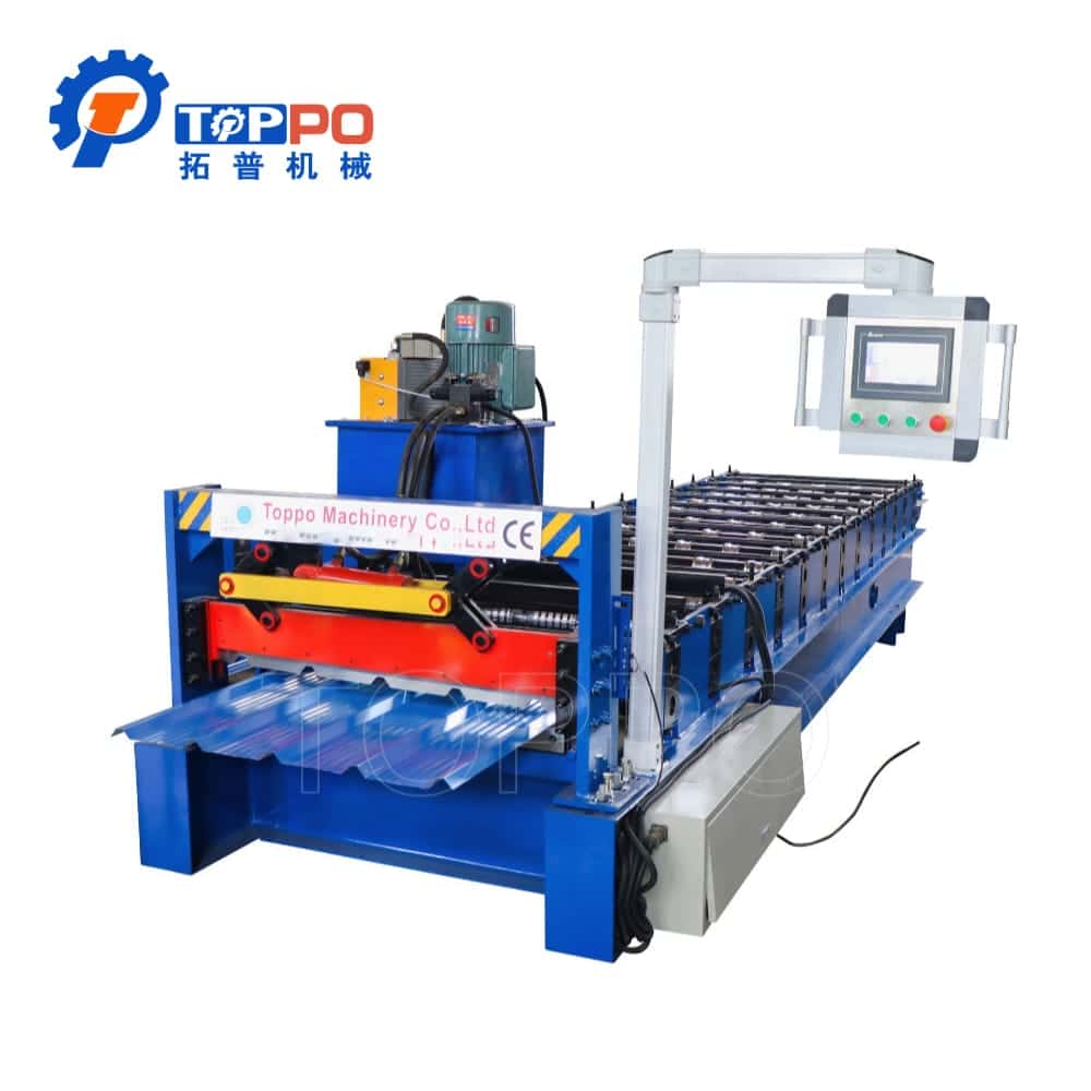 Automatic Metal Roofing Panel Forming Equipment Roll Forming Machine Line