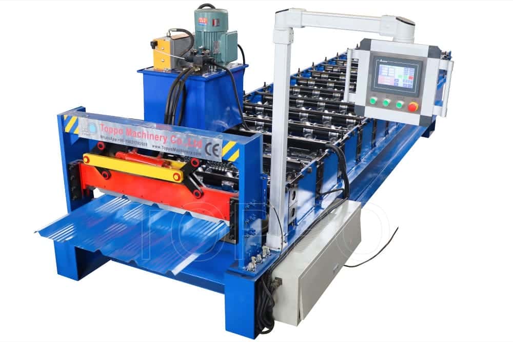 High Efficiency Metal Roof Panel Roll Forming Machine for Corrugated Steel Sheets
