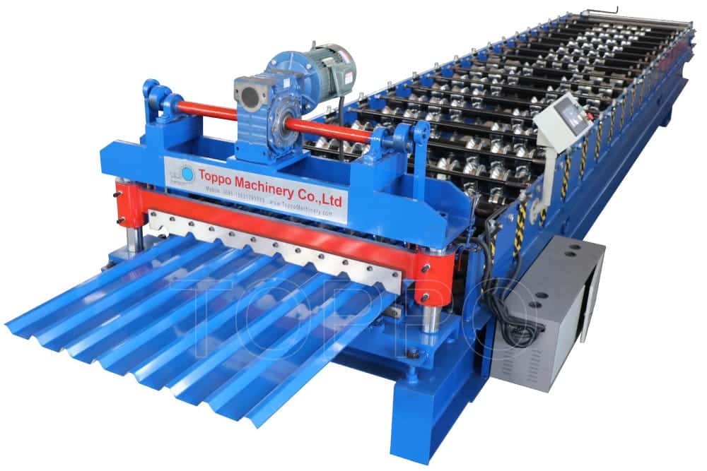 OEM ODM AG Roofing Panel Roll Forming Machine High Efficiency Metal Sheet Making Equipment
