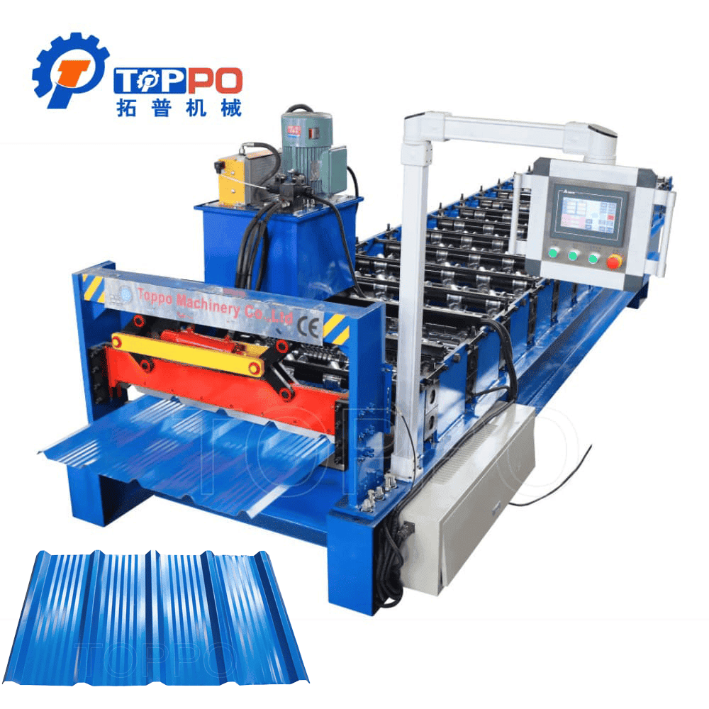 Automatic Metal Roofing Panel Forming Equipment Roll Forming Machine Line