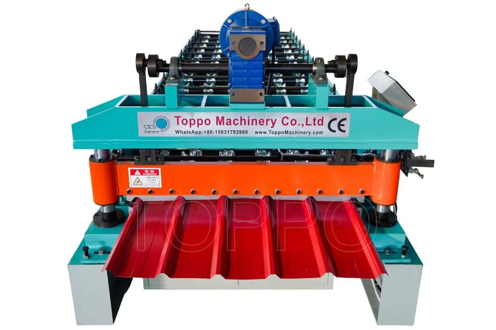 Automatic Trapezoidal Roof Sheet Roll Forming Machine for Metal Roofing Panels