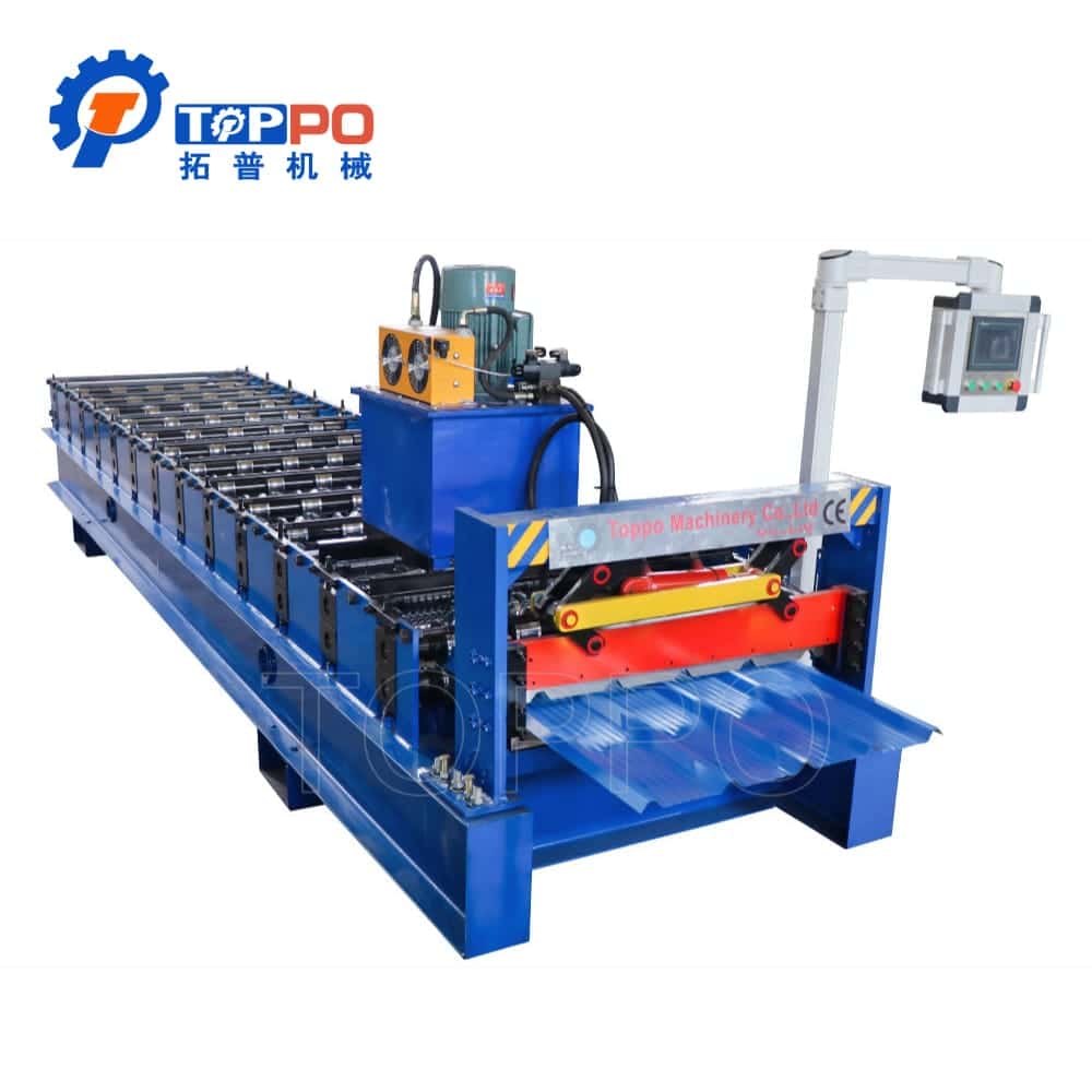 Automatic Metal Roofing Panel Forming Equipment Roll Forming Machine Line