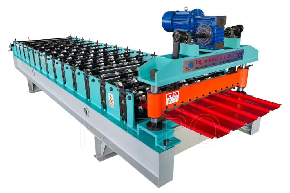 Automatic Trapezoidal Roof Sheet Roll Forming Machine for Metal Roofing Panels