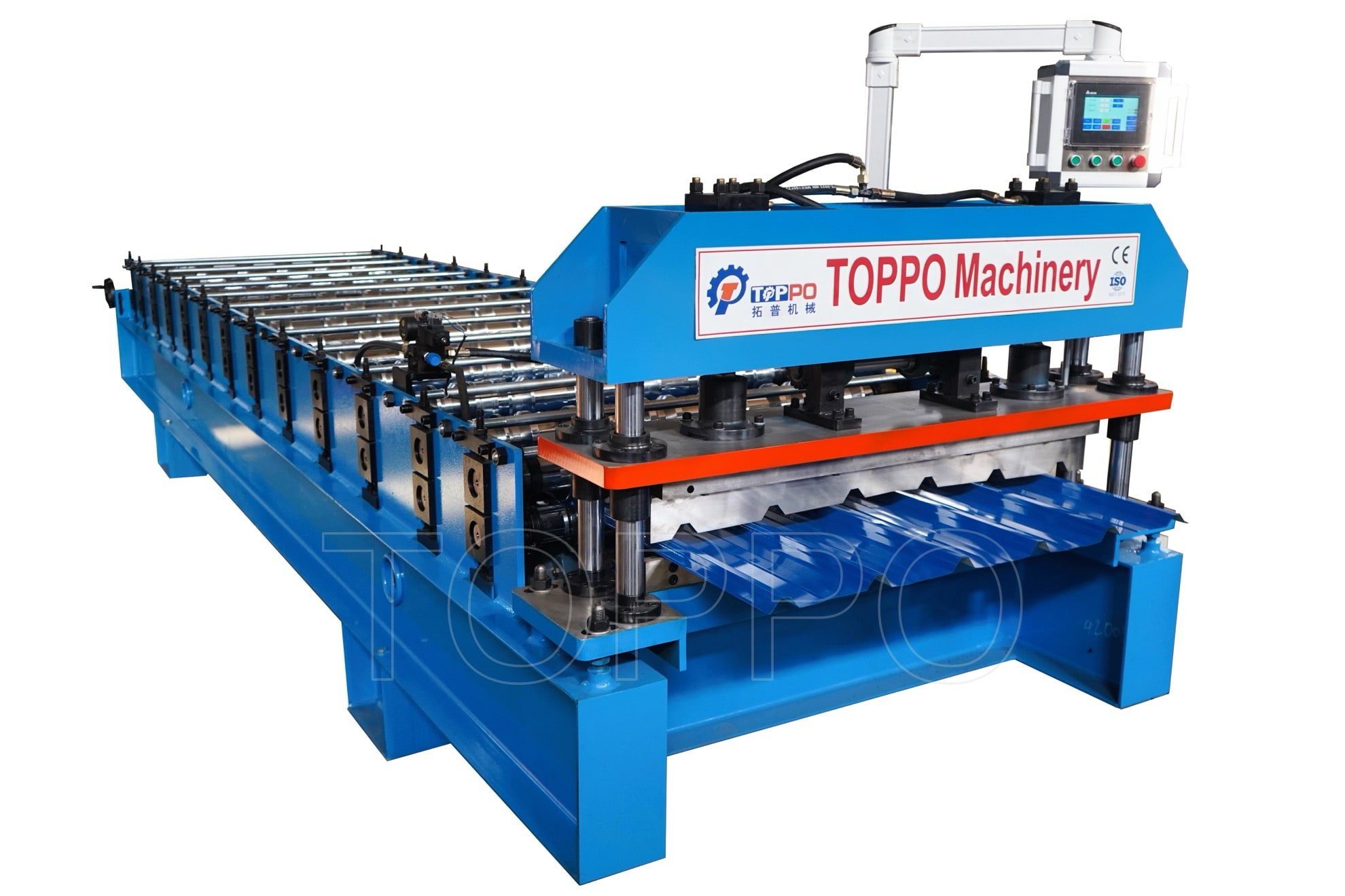 OEM ODM AG Roofing Sheet Roll Forming Machine High Precision Metal Panel Production Line