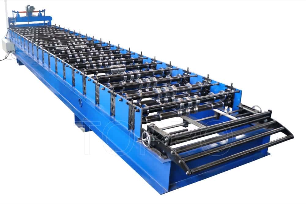 Compact Trapezoidal Roll Forming Machine with Independent Control Cabinet