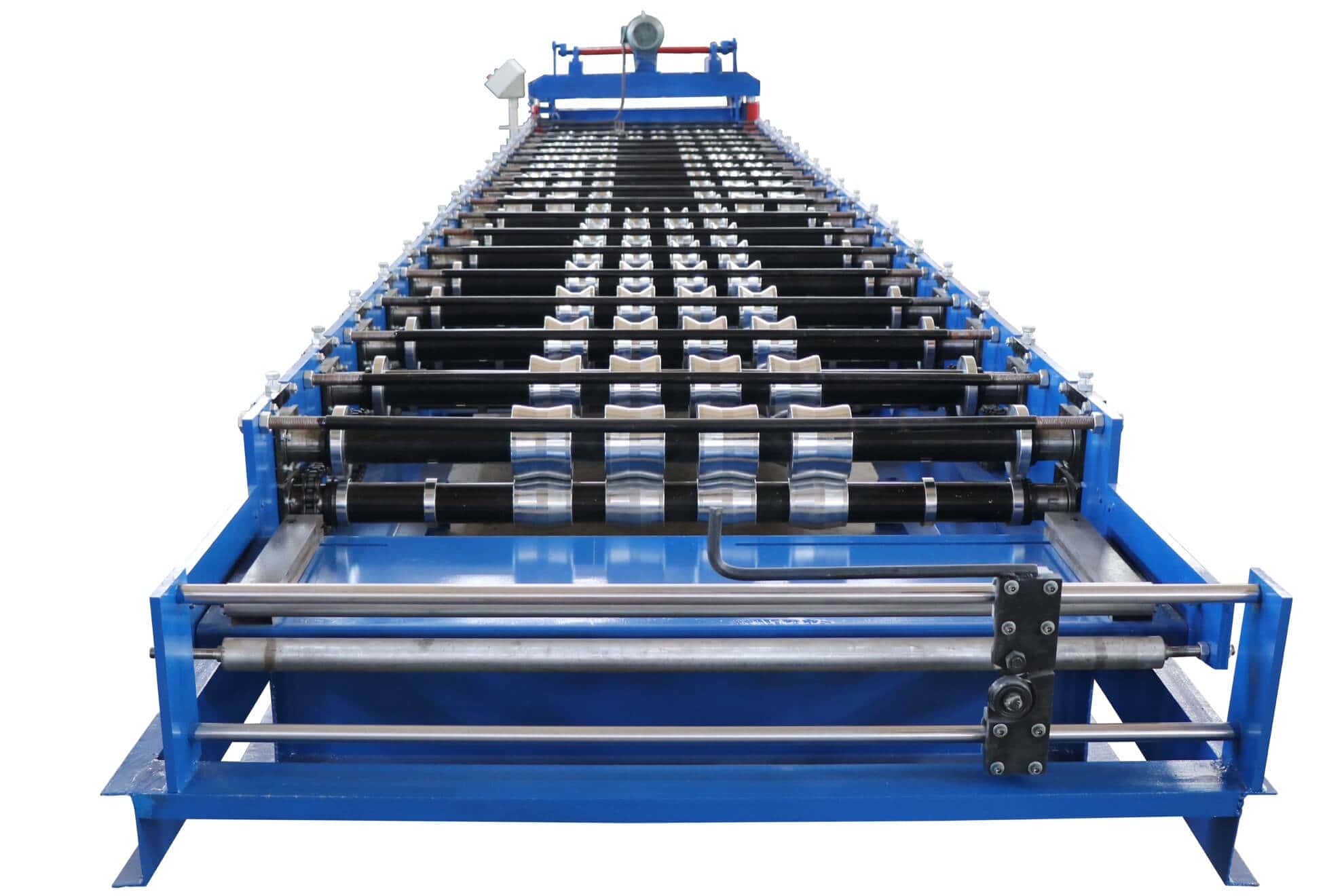 Heavy Duty Trapezoidal Roofing Sheet Roll Forming Machine