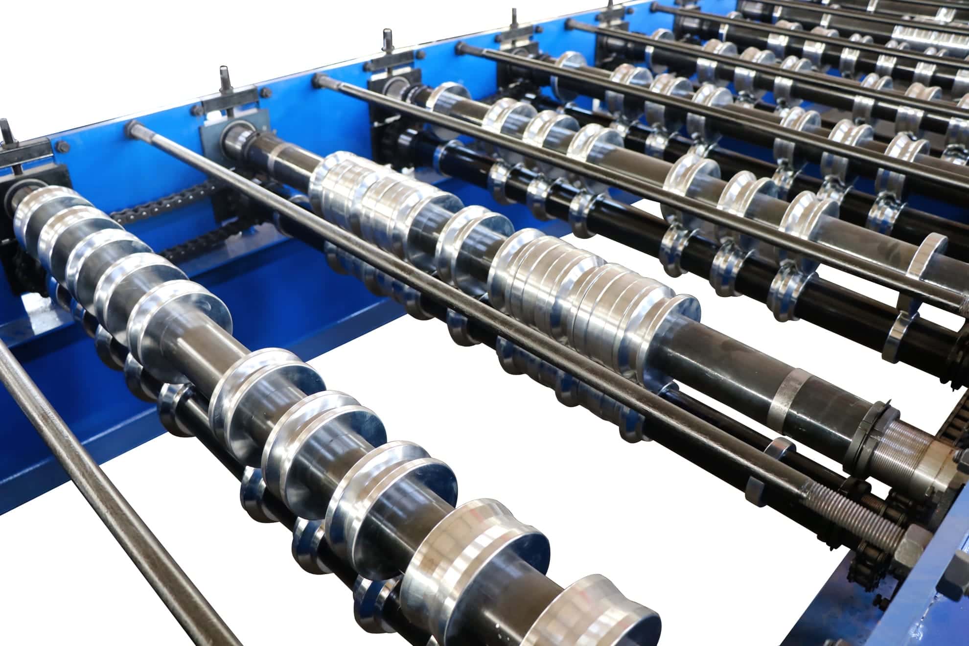 Precision Trapezoidal Sheet Roll Forming Machine for Roofing Applications