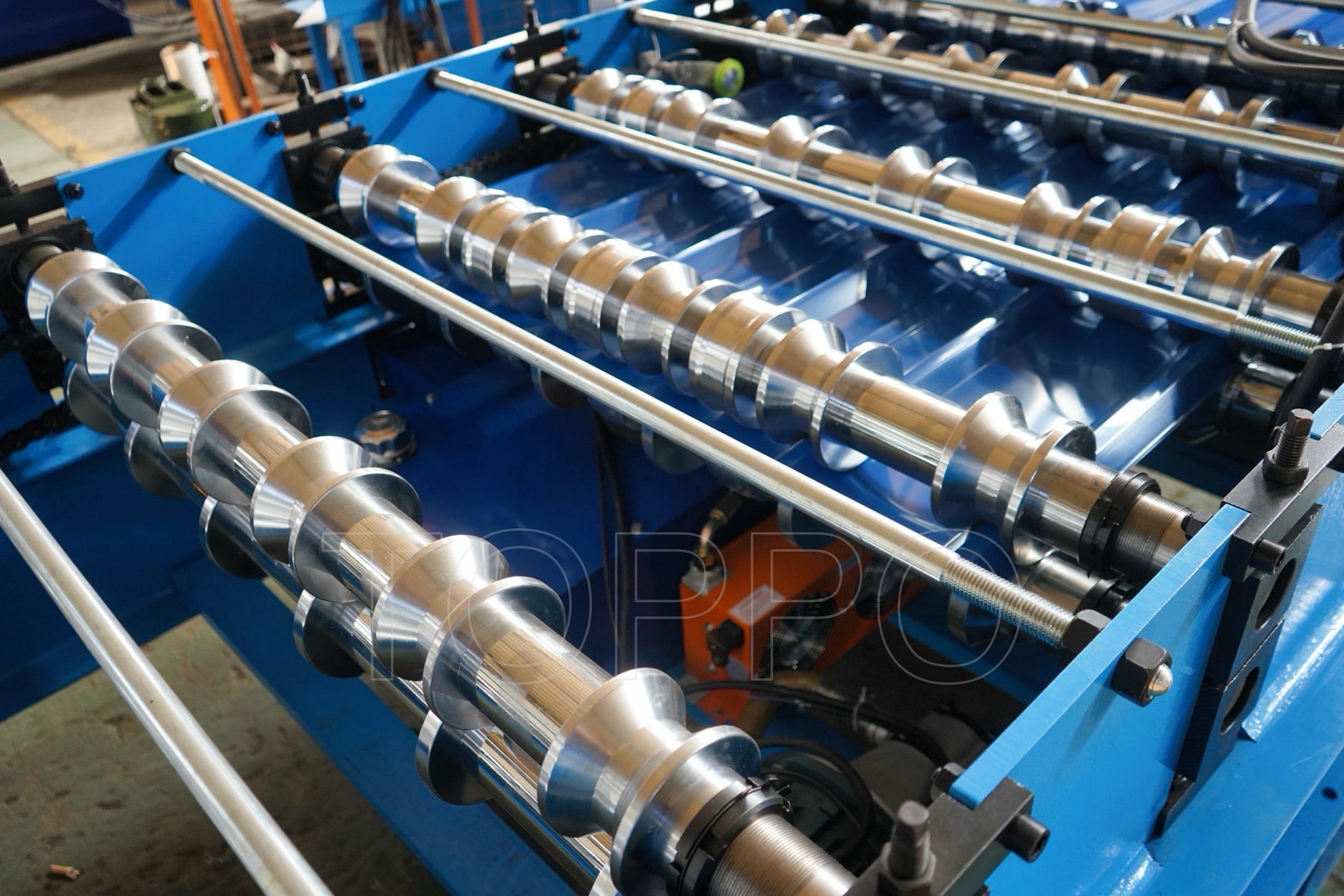 OEM ODM AG Roofing Sheet Roll Forming Machine High Precision Metal Panel Production Line