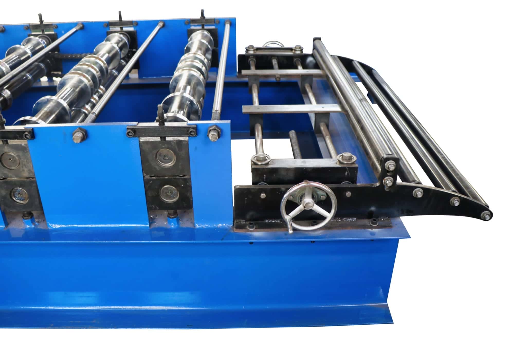 Industrial Automatic Trapezoidal Roofing Sheet Roll Forming Machine with PLC Control